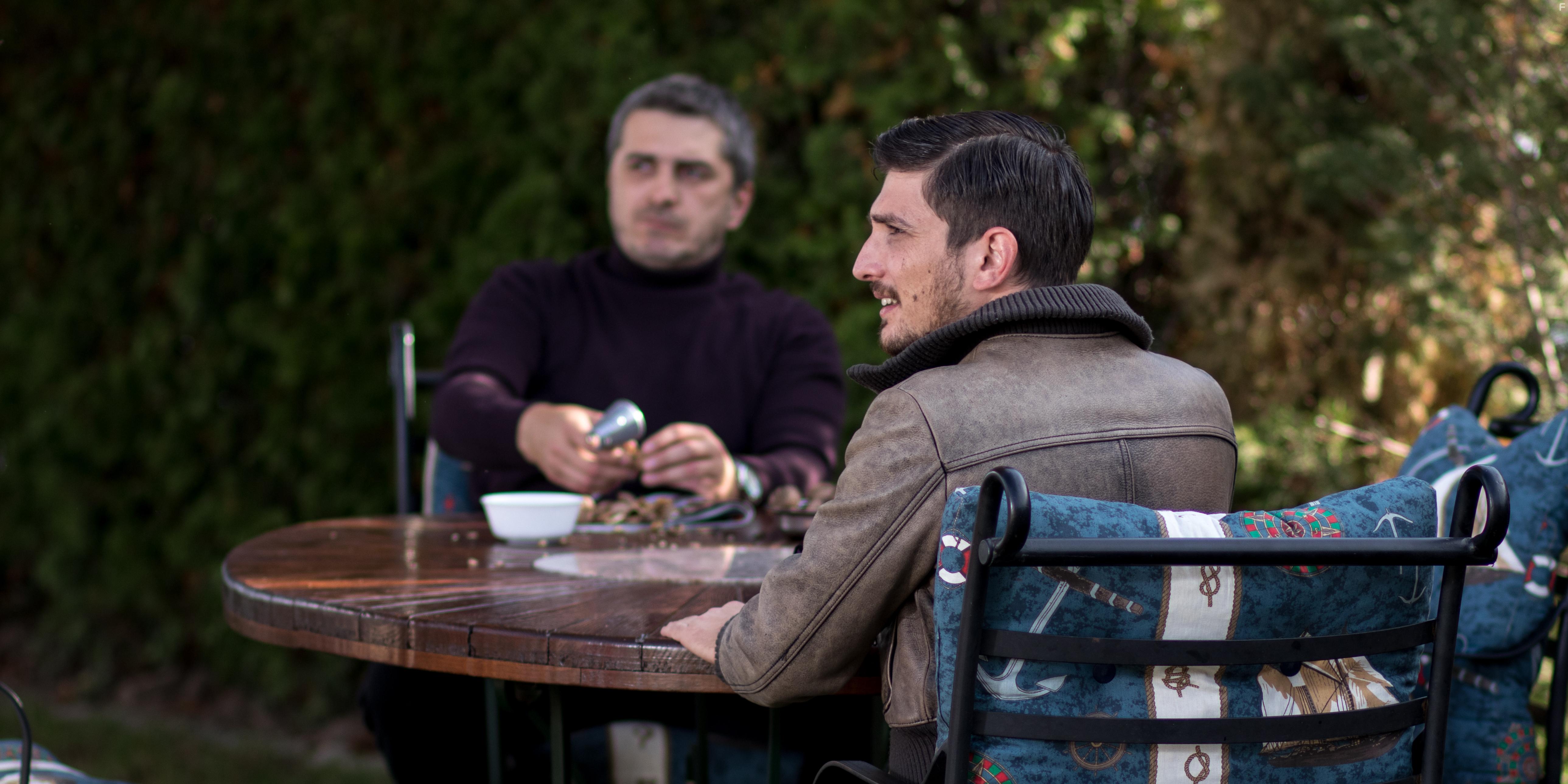 Fedja Stukan and Aleksandar Dimitrijevic in Klan (2020)