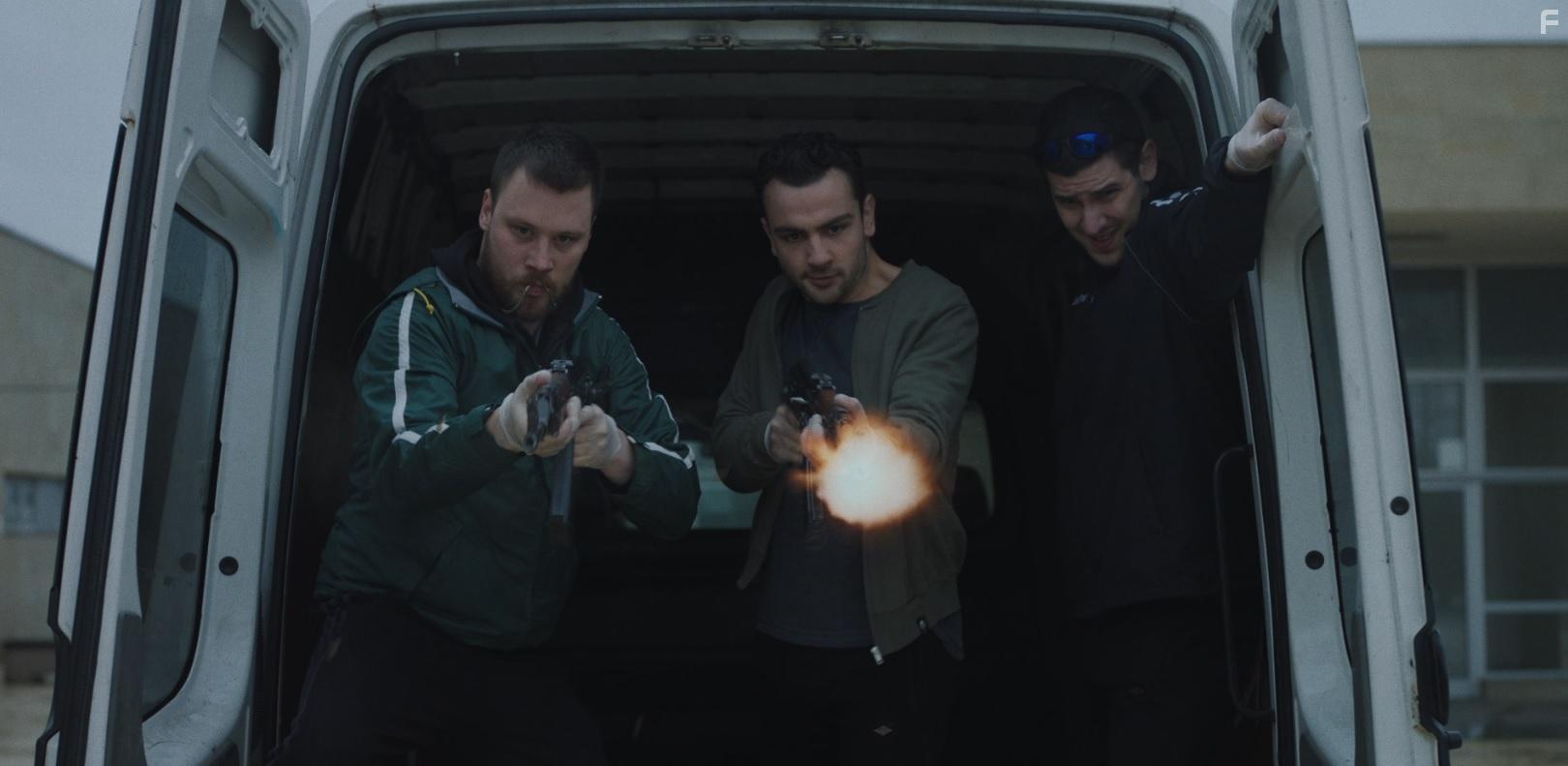 Mladen Sovilj, Vladimir Kovacevic, and Nedim Nezirovic in Klan (2020)