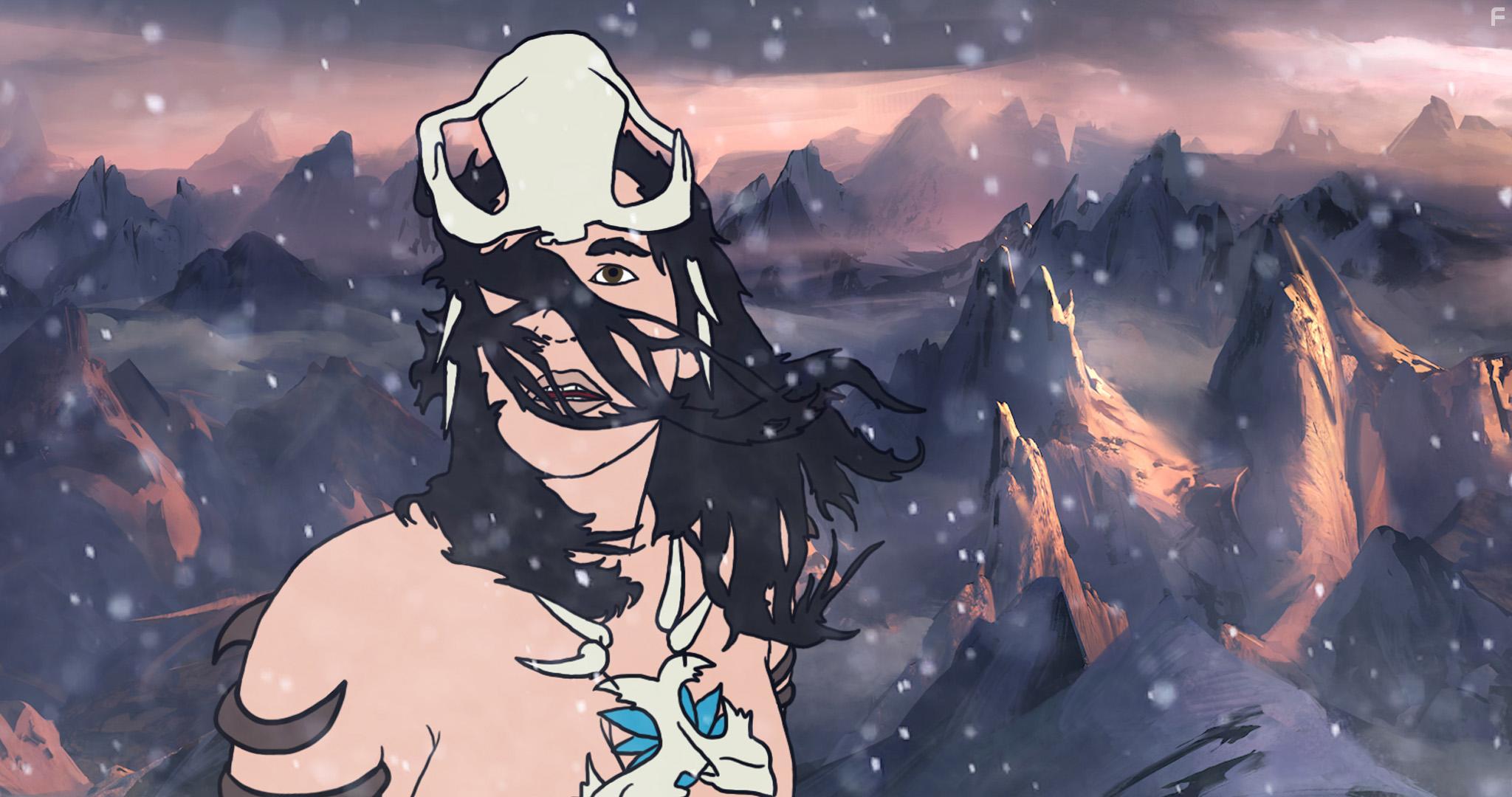 Lucy Lawless in The Spine of Night (2021)