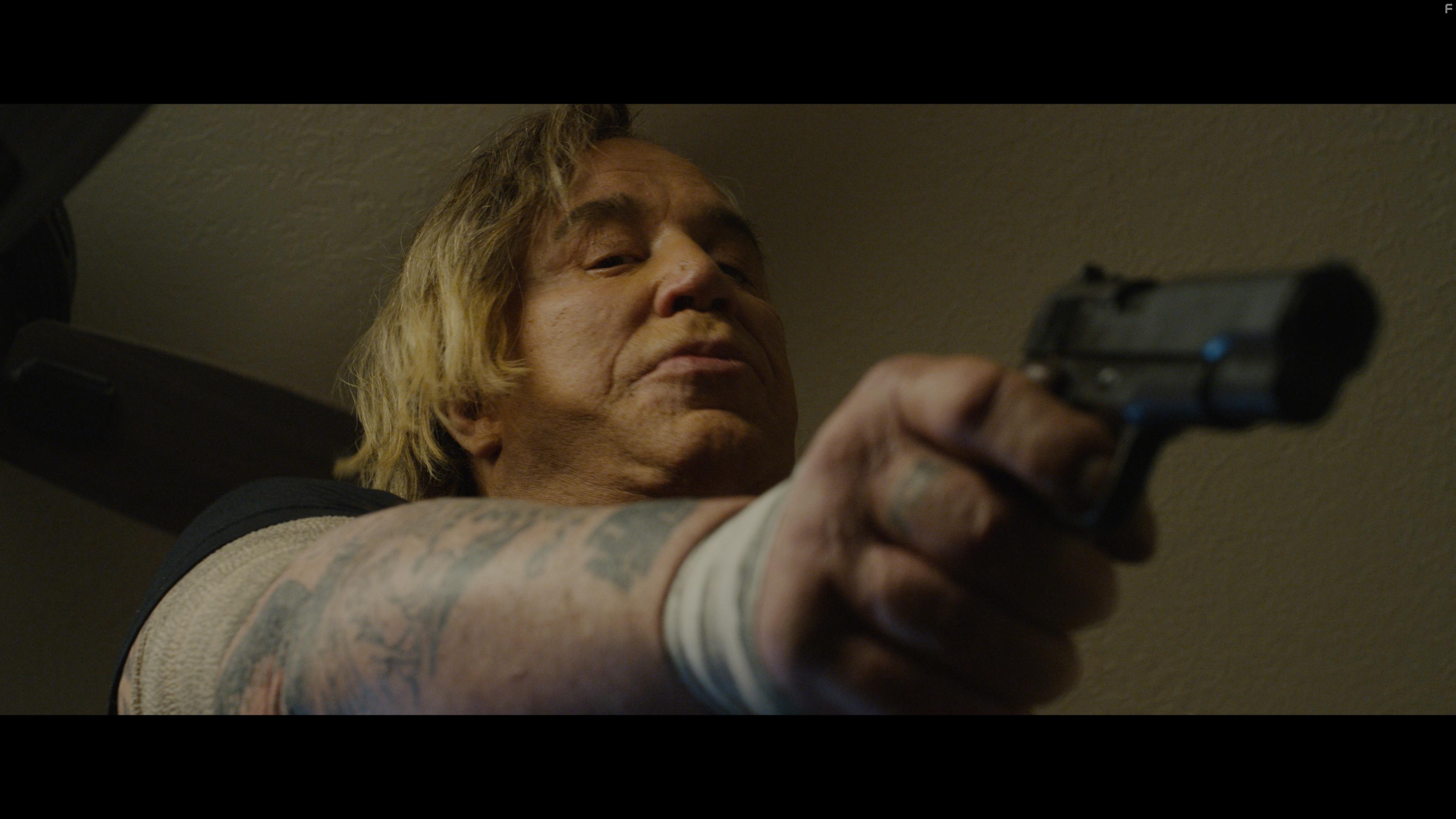 Mickey Rourke in The Commando (2022)