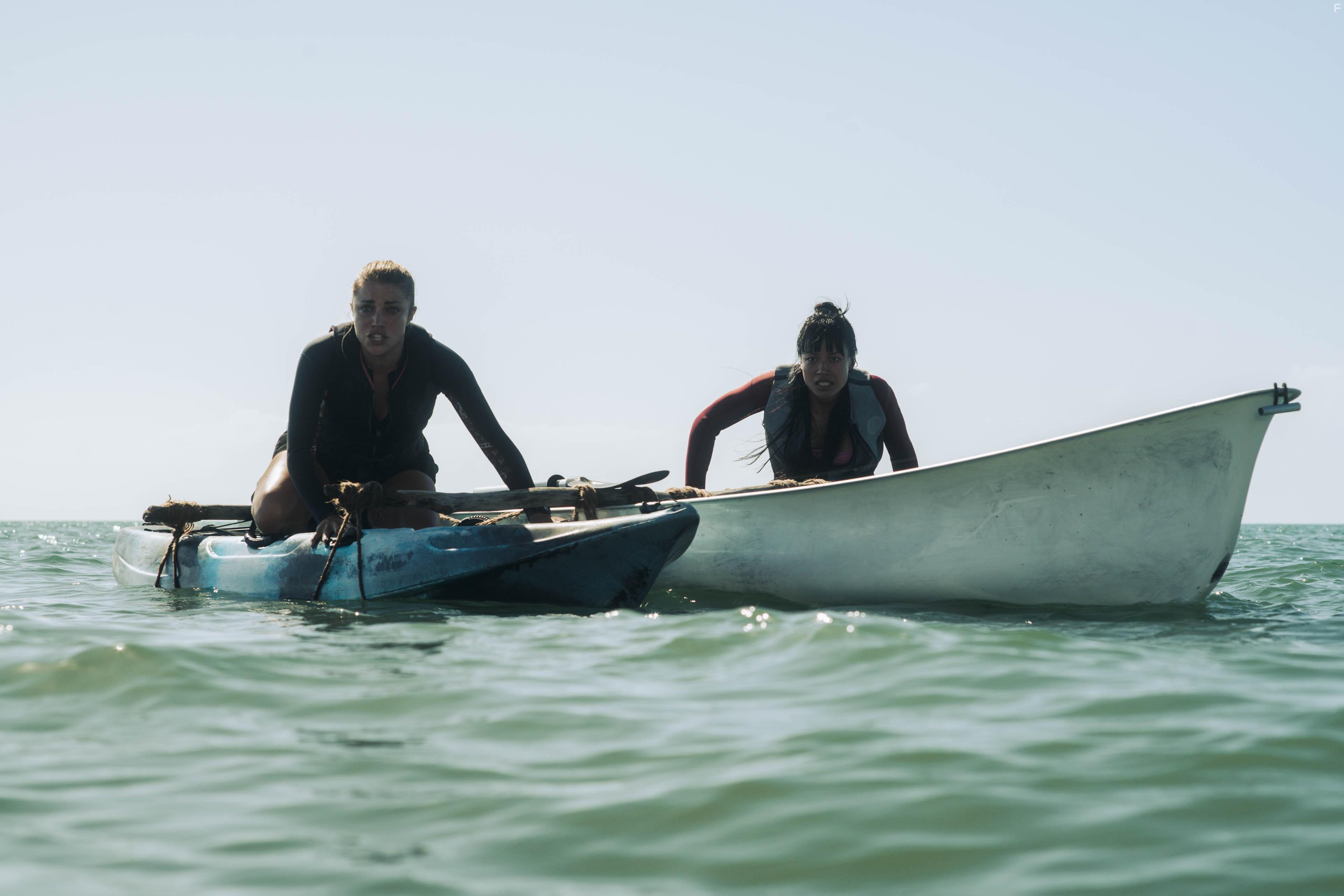 Teressa Liane and Ann Truong in The Reef: Stalked (2022)