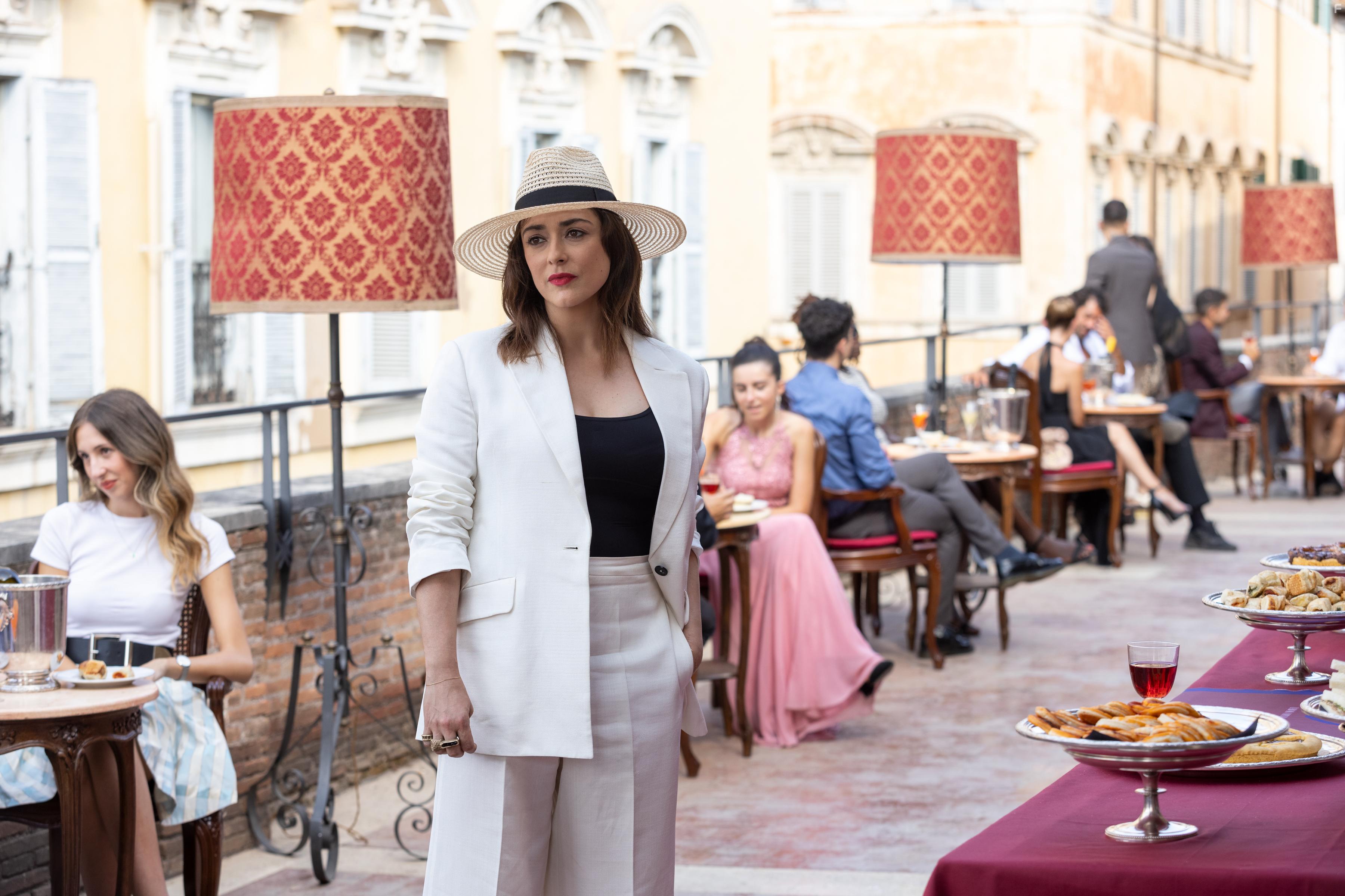 Valentina Lodovini and Fabio Zayed in Love & Gelato (2022)