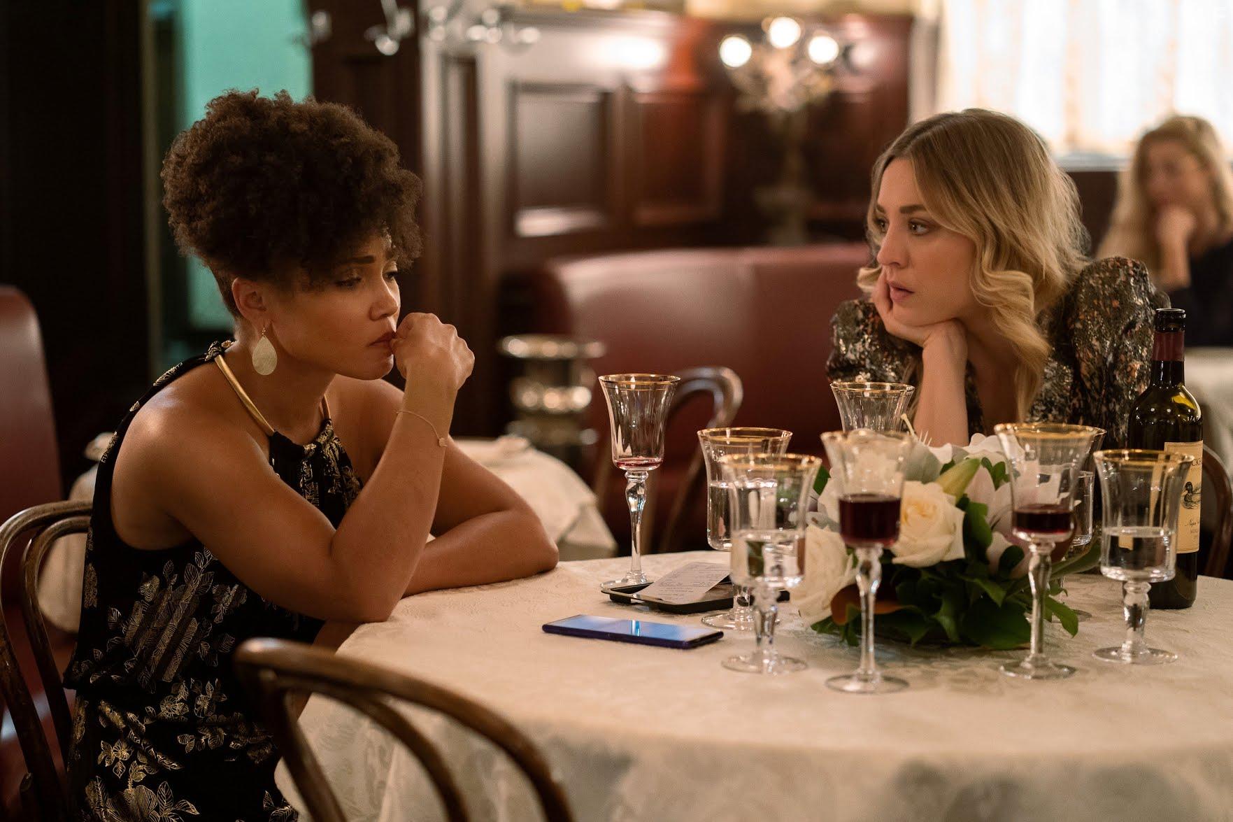 Kaley Cuoco and Jasmine Mathews in The Man from Toronto (2022)