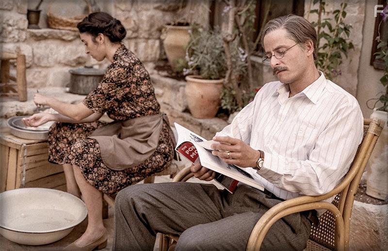 Michael Aloni and Hila Saada in The Beauty Queen of Jerusalem (2021)