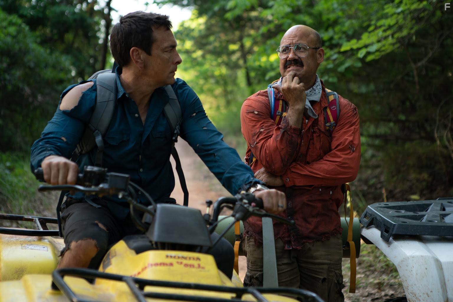 Eddie James and Tommy Woodard in Family Camp (2022)