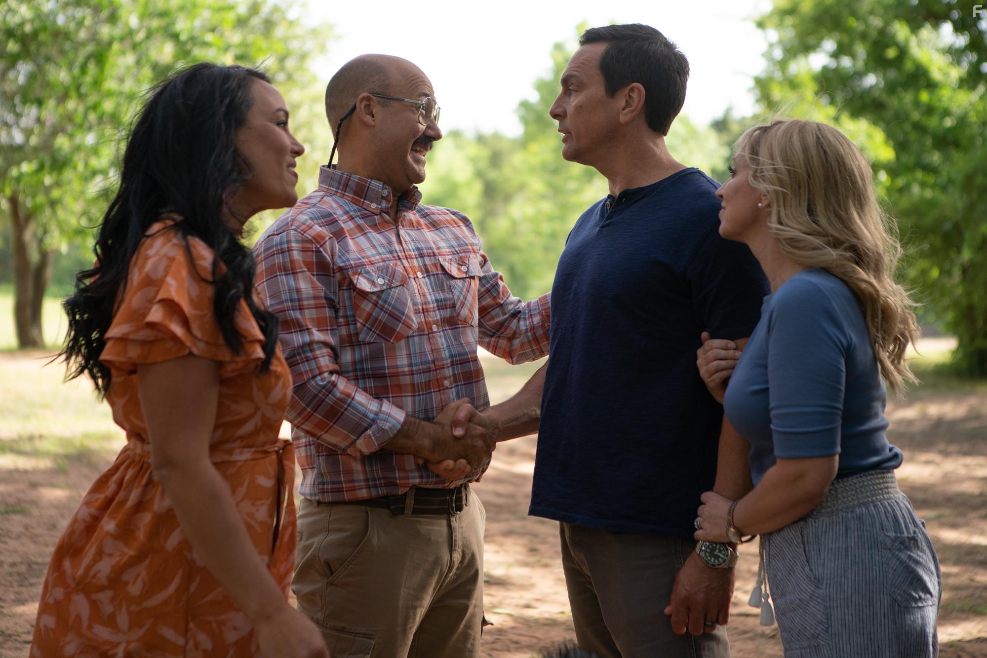 Leigh-Allyn Baker, Gigi Orsillo, Eddie James, and Tommy Woodard in Family Camp (2022)