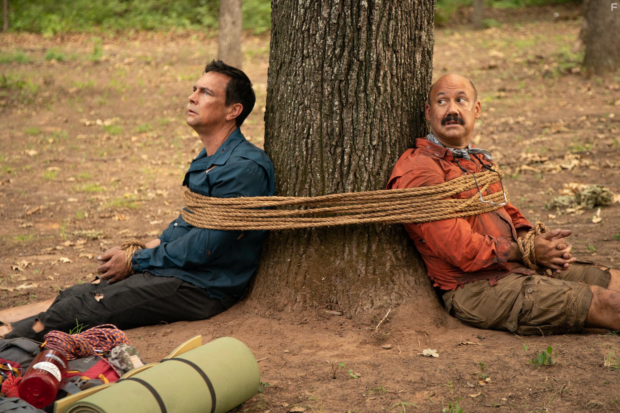 Eddie James and Tommy Woodard in Family Camp (2022)