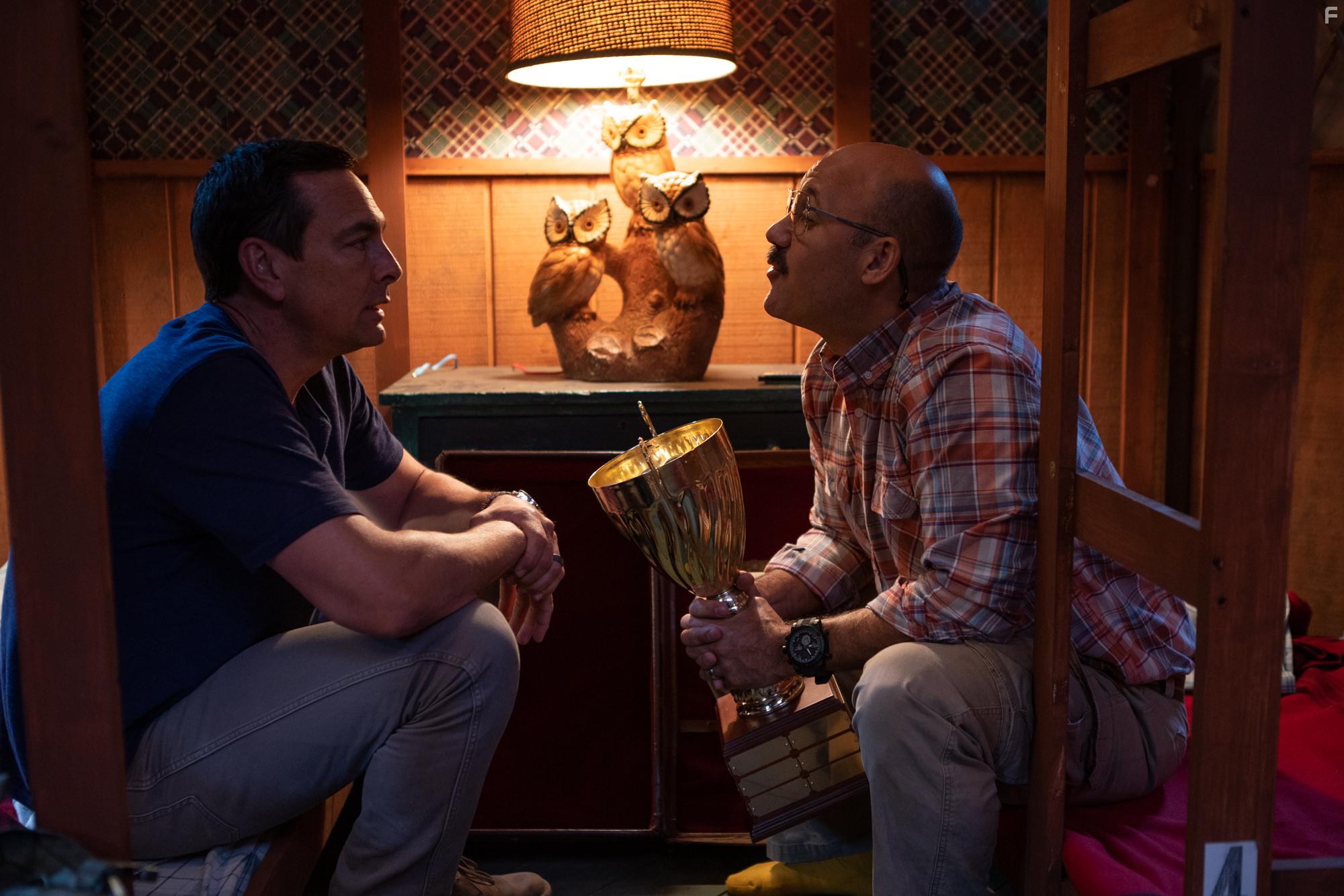 Eddie James and Tommy Woodard in Family Camp (2022)