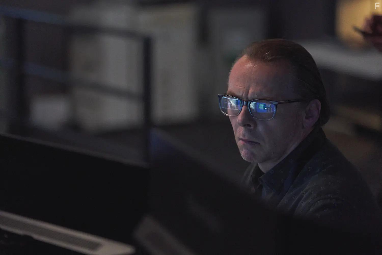 Simon Pegg in The Undeclared War (2022)