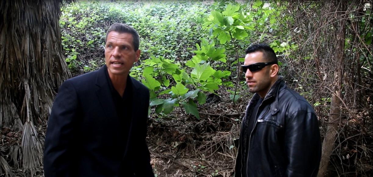 John Moamar and Stan Divranos in Lost in Terra Dimension (2022)