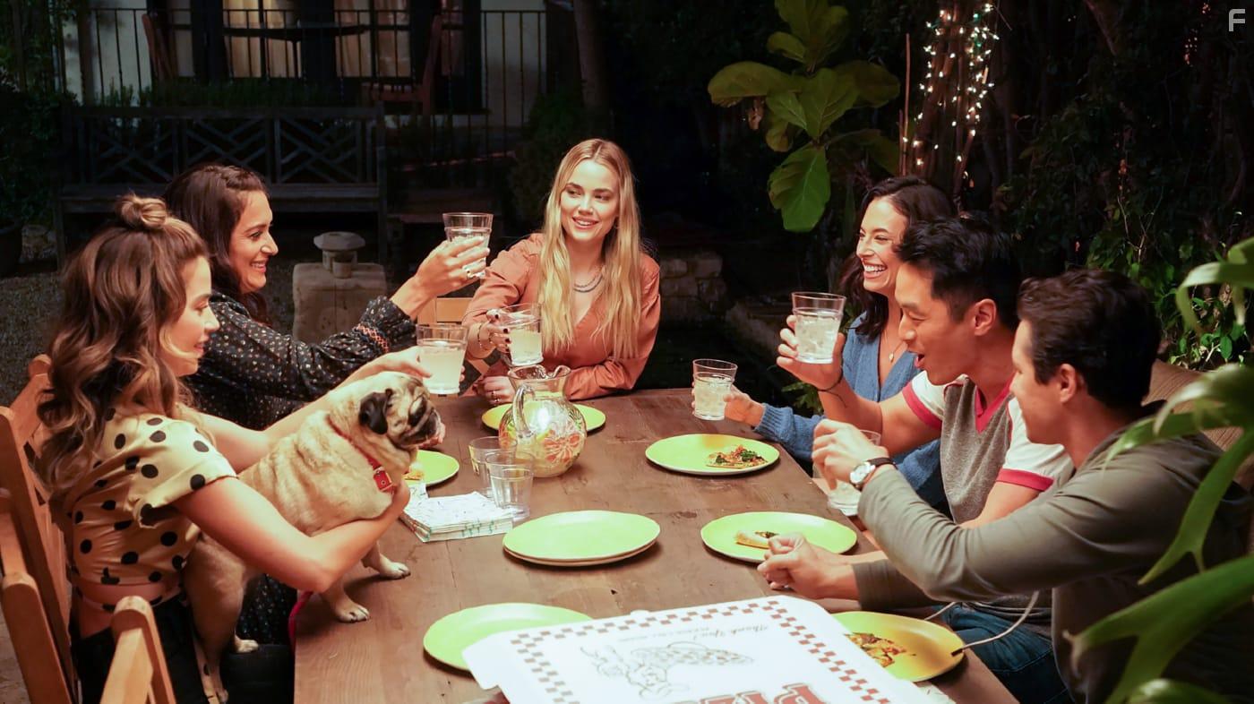 Leonardo Nam, Chloe Bridges, Angelique Cabral, Nichole Sakura, and Rebecca Rittenhouse in Maggie (2022)