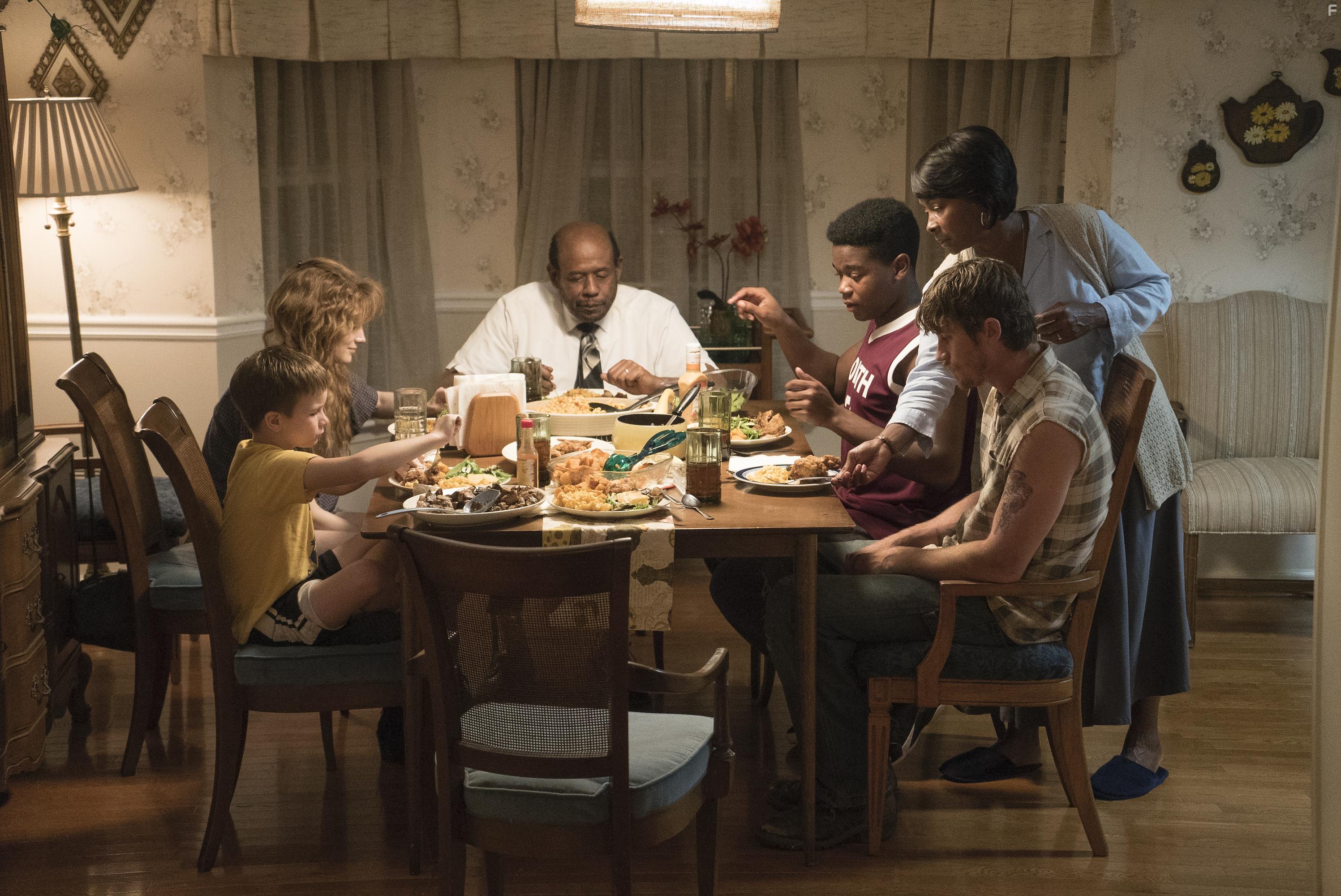 Forest Whitaker and Crystal Fox in Burden (2018)