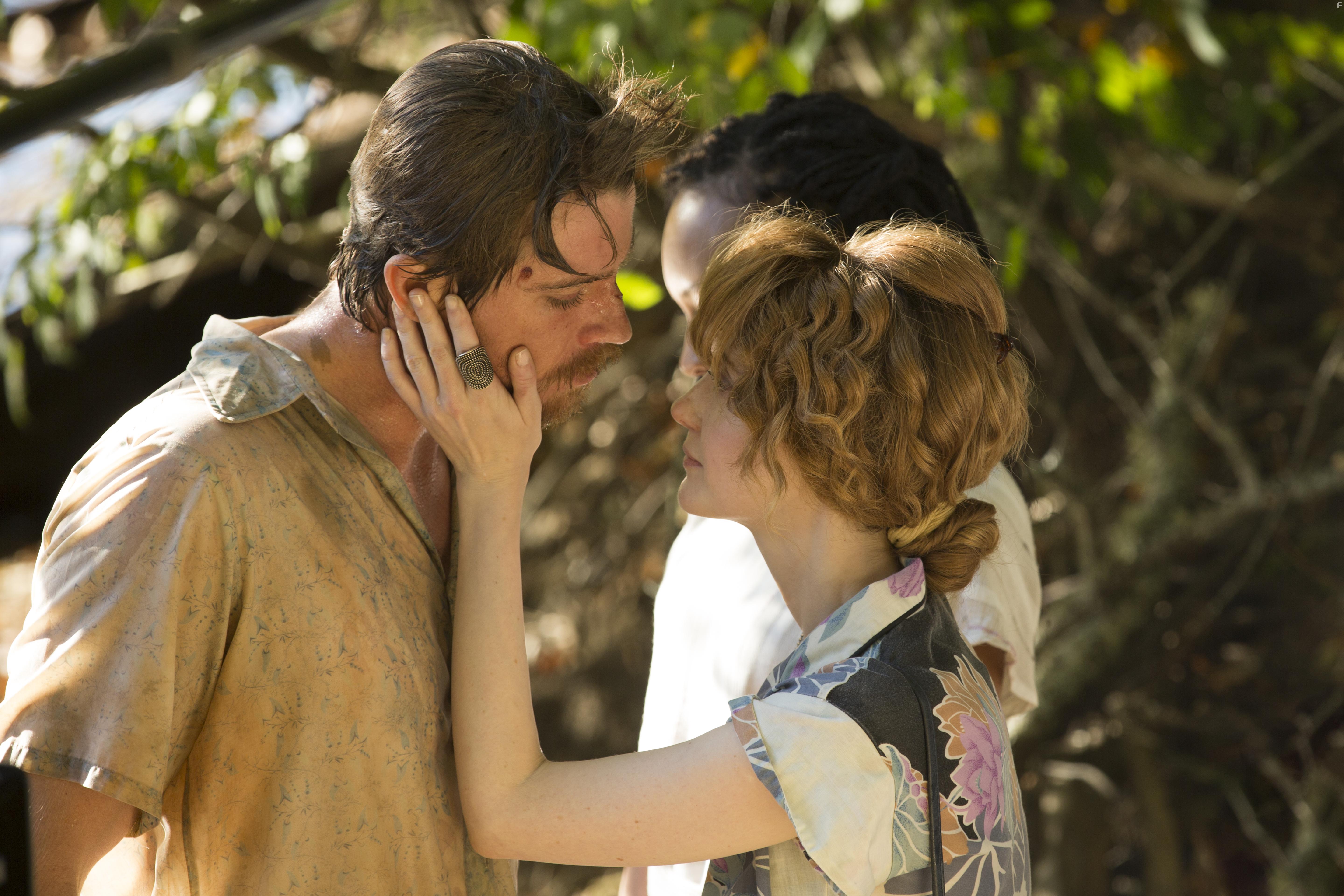 Garrett Hedlund and Andrea Riseborough in Burden (2018)