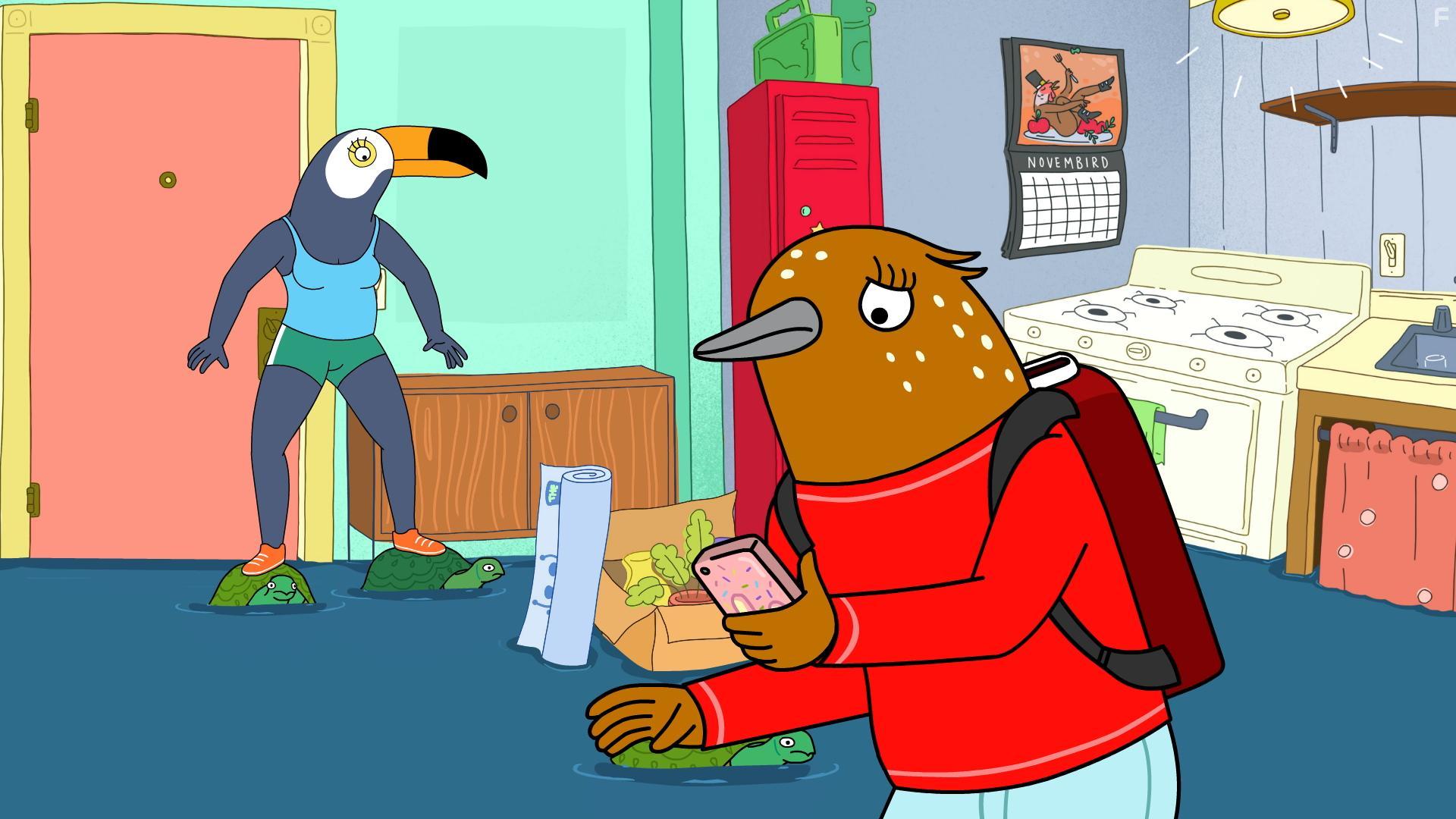 Tiffany Haddish and Ali Wong in Tuca & Bertie: The Flood (2021)