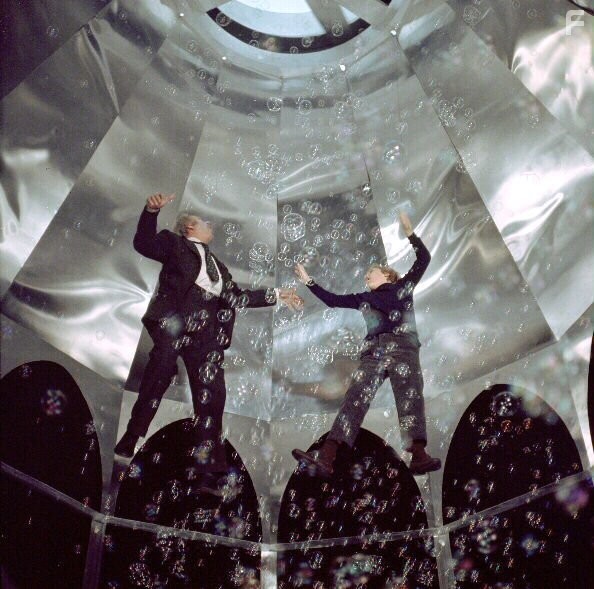 Jack Albertson and Peter Ostrum in Вилли Вонка и шоколадная фабрика (1971)