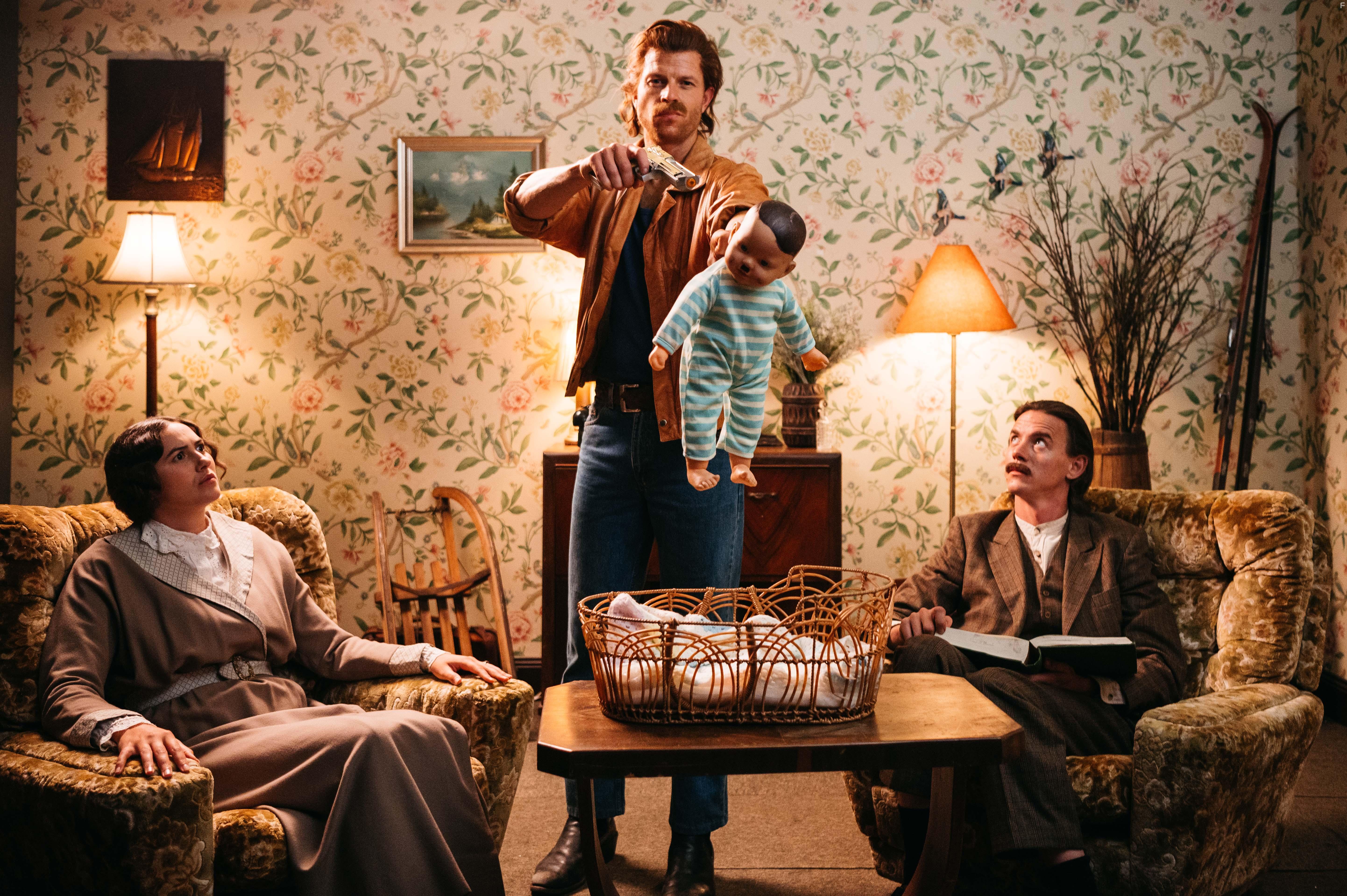 Nicholas Boshier and Elena Foreman in The Moth Effect (2021)