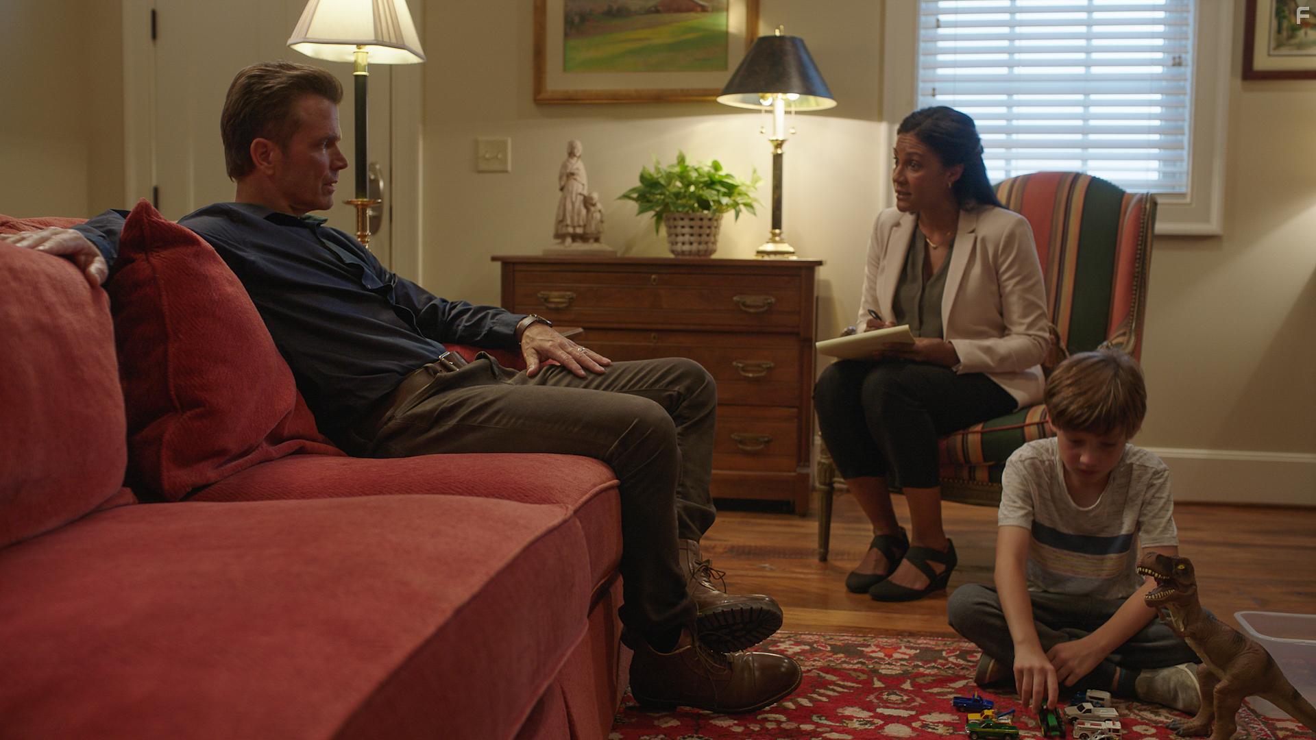 David Chokachi and Liam Knapp in Adeline (2022)