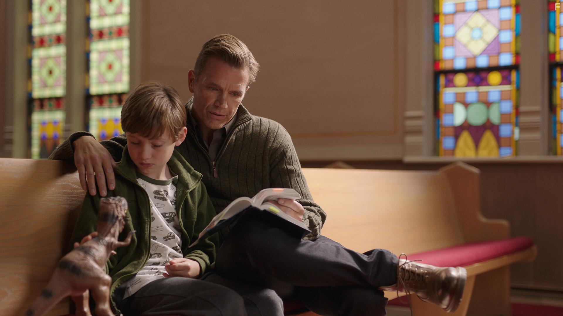 David Chokachi and Liam Knapp in Adeline (2022)