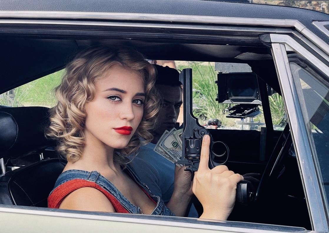 Billy Budinich and Caylee Cowan in Frank and Penelope (2022)