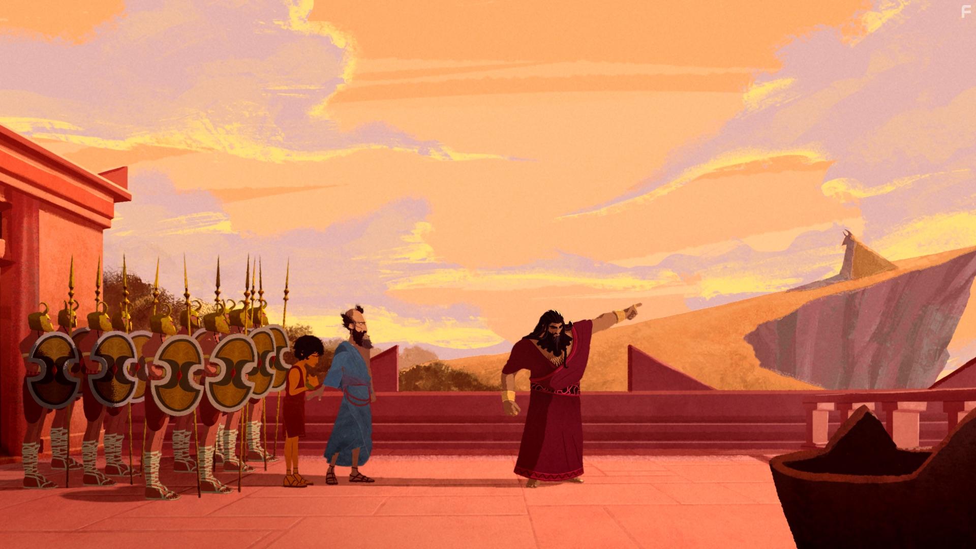 Fodor Atkine, Mark Irons, and Igor van Dessel in Icare (2022)