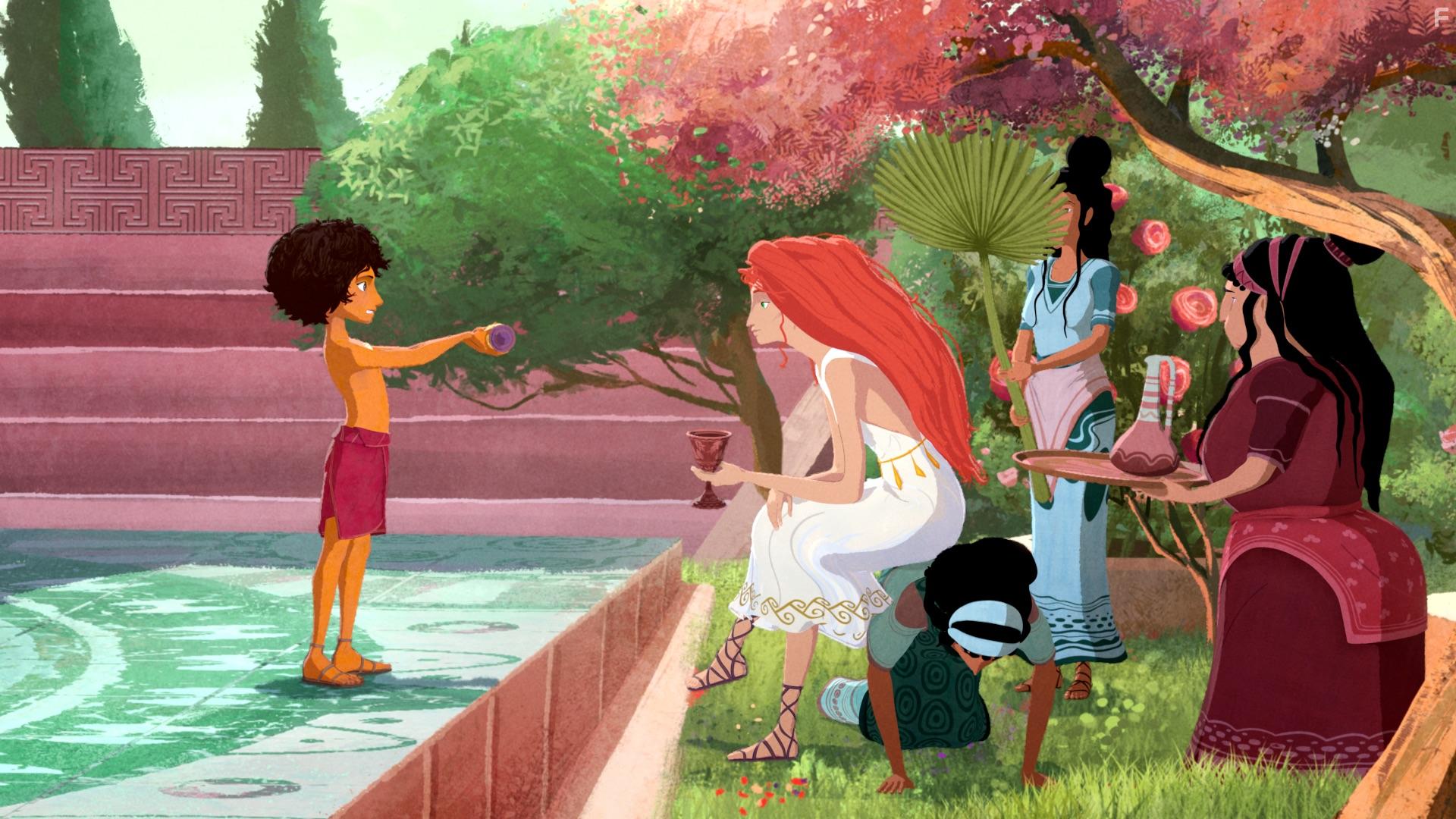 Wolf Van Cappellen and Camille Cottin in Icare (2022)