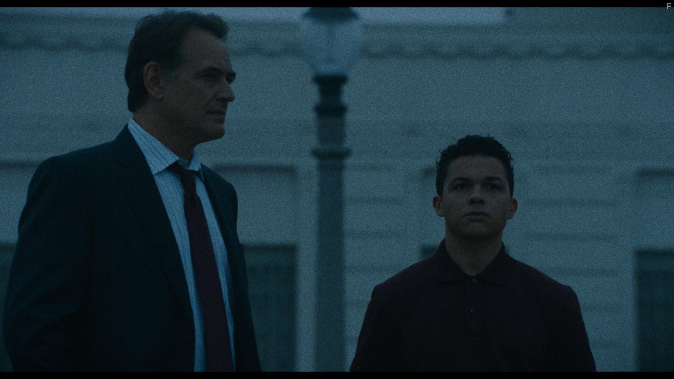 Jon Lindstrom and Reece Noi in Diary of a Spy (2022)