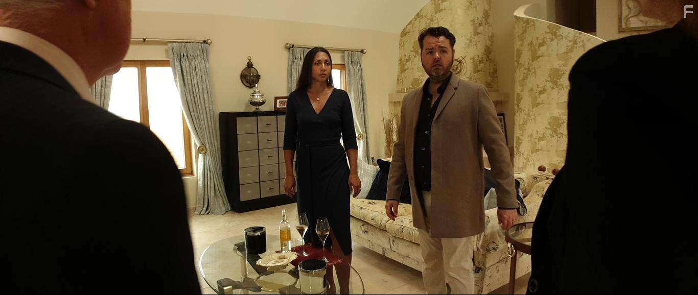 Melanie Aumann and Robert Roworth in Surveilled (2021)