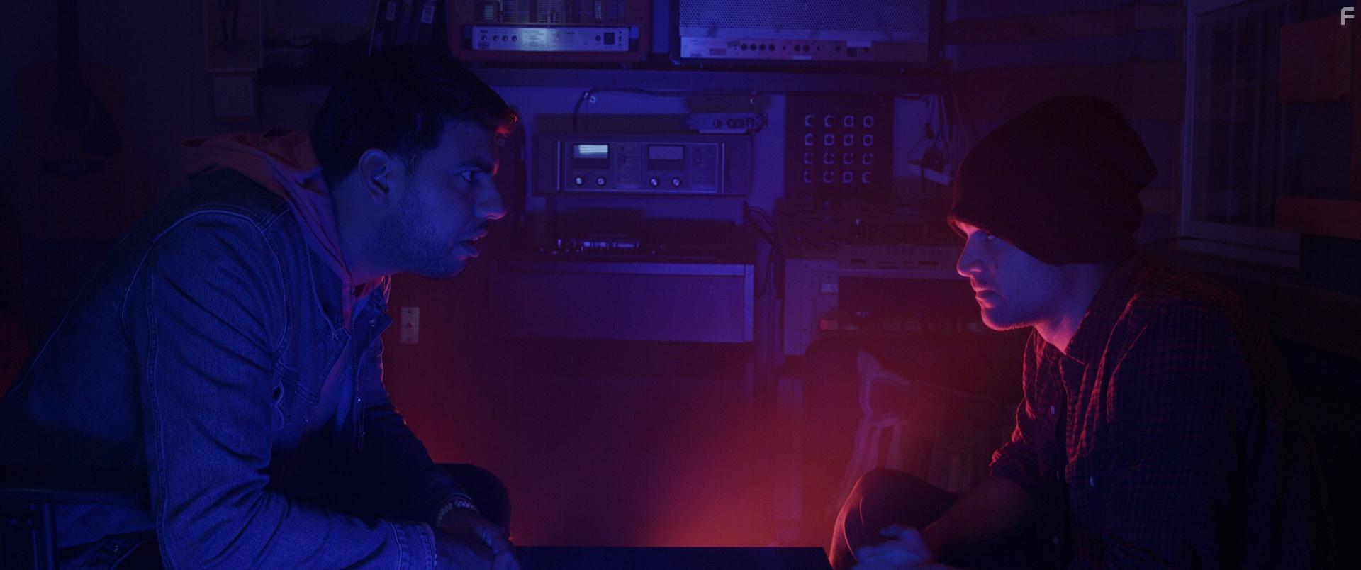 Cody Kearsley and Sunee Dhaliwal in River Road (2022)