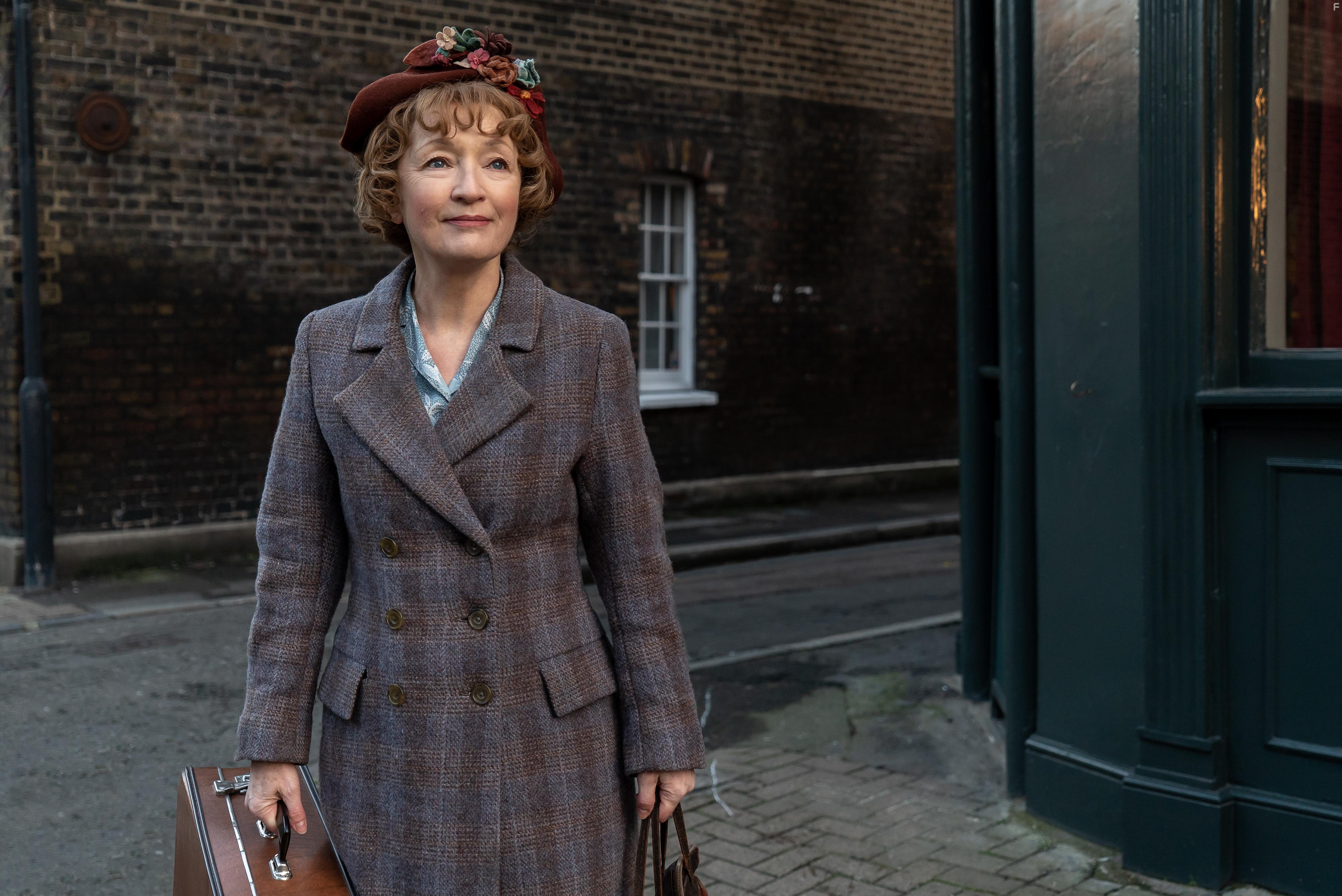 Lesley Manville in Mrs. Harris Goes to Paris (2022)
