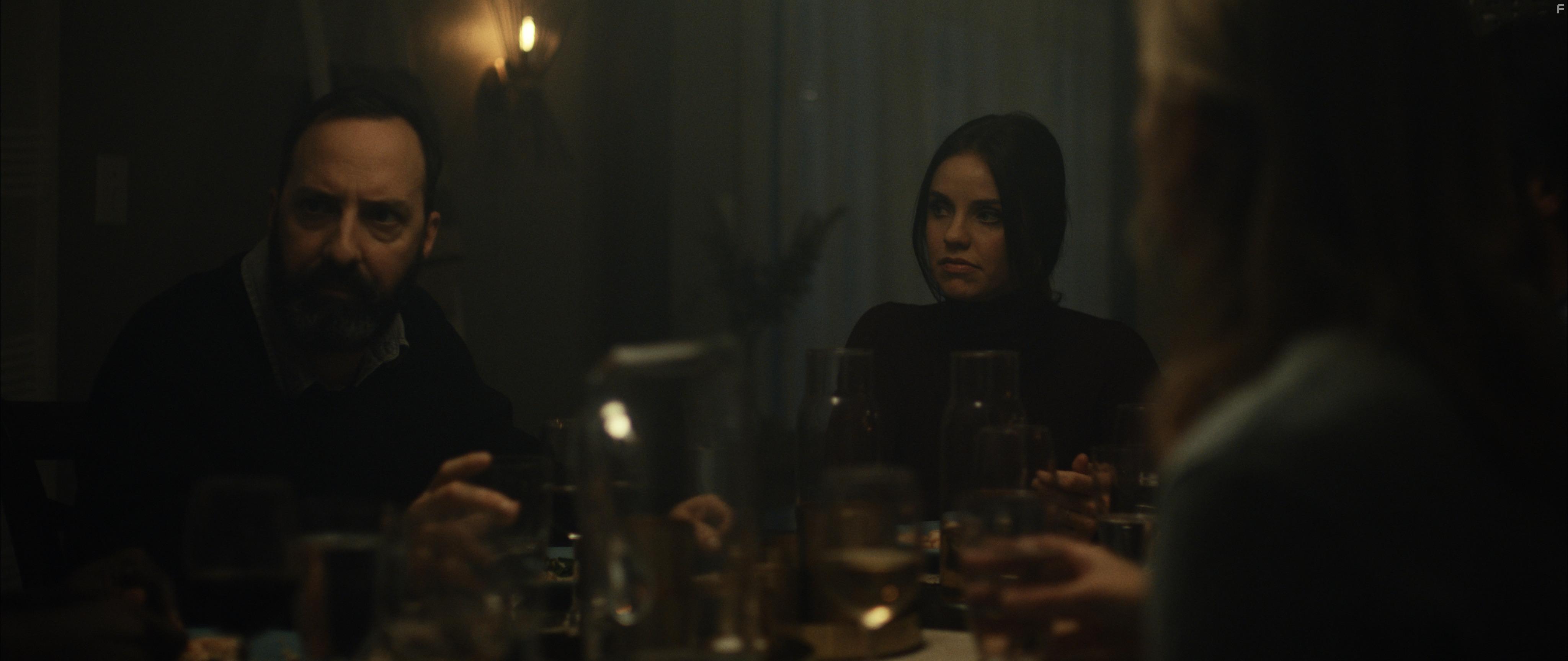 Kelli Garner and Tony Hale in What Josiah Saw (2021)