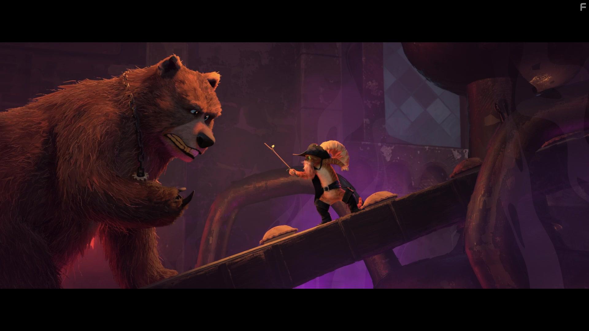 Antonio Banderas and Samson Kayo in Puss in Boots: The Last Wish (2022)