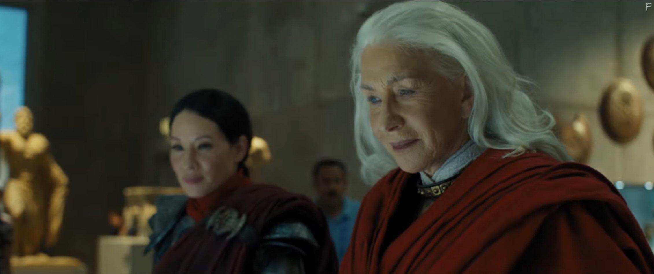 Helen Mirren and Lucy Liu in Shazam! Fury of the Gods (2022)