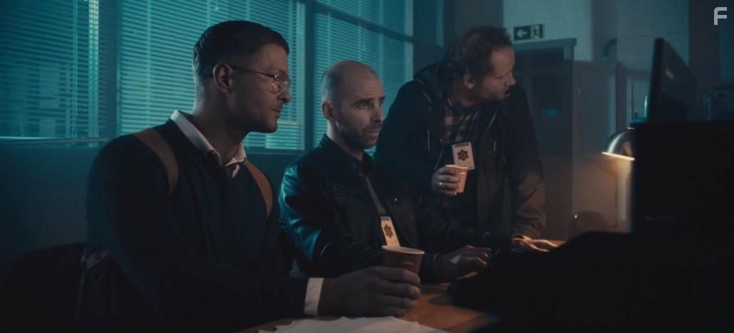 Sverrir r Sverrisson, Auunn Blndal, and Egill Einarsson in Cop Secret (2021)