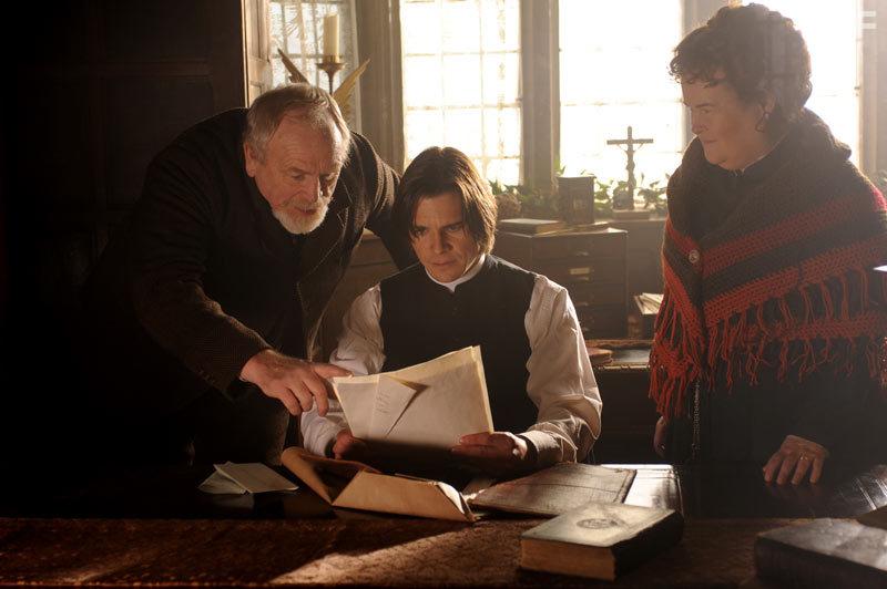 James Cosmo, Hans Matheson, and Susan Boyle in The Christmas Candle (2013)