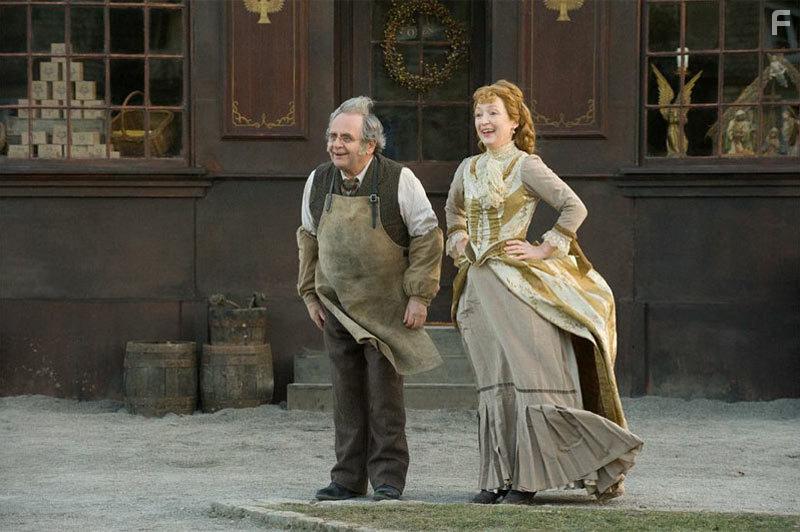 Lesley Manville and Sylvester McCoy in The Christmas Candle (2013)