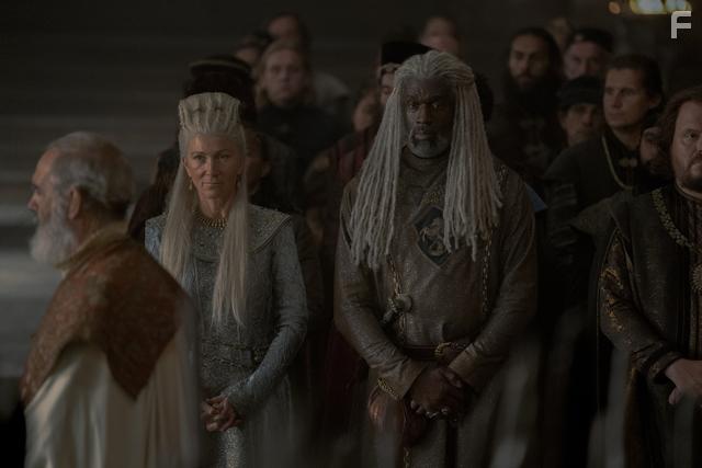 Eve Best and Steve Toussaint in House of the Dragon (2022)