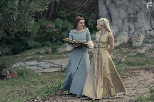 Milly Alcock and Emily Carey in House of the Dragon (2022)