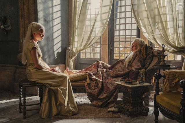 Sian Brooke and Milly Alcock in House of the Dragon (2022)