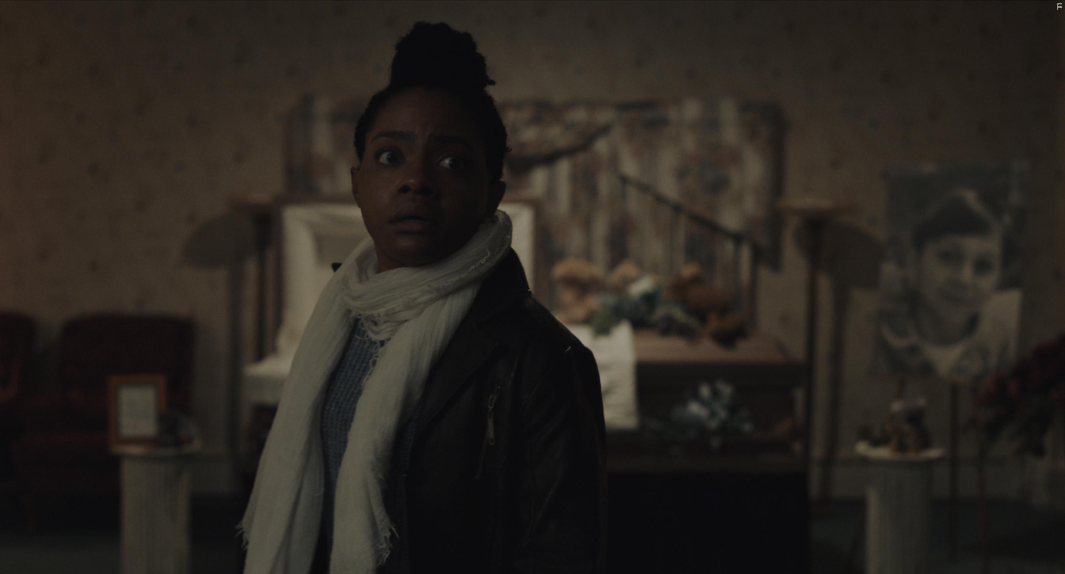 Cody Braverman and Gabby Beans in The Harbinger (2022)