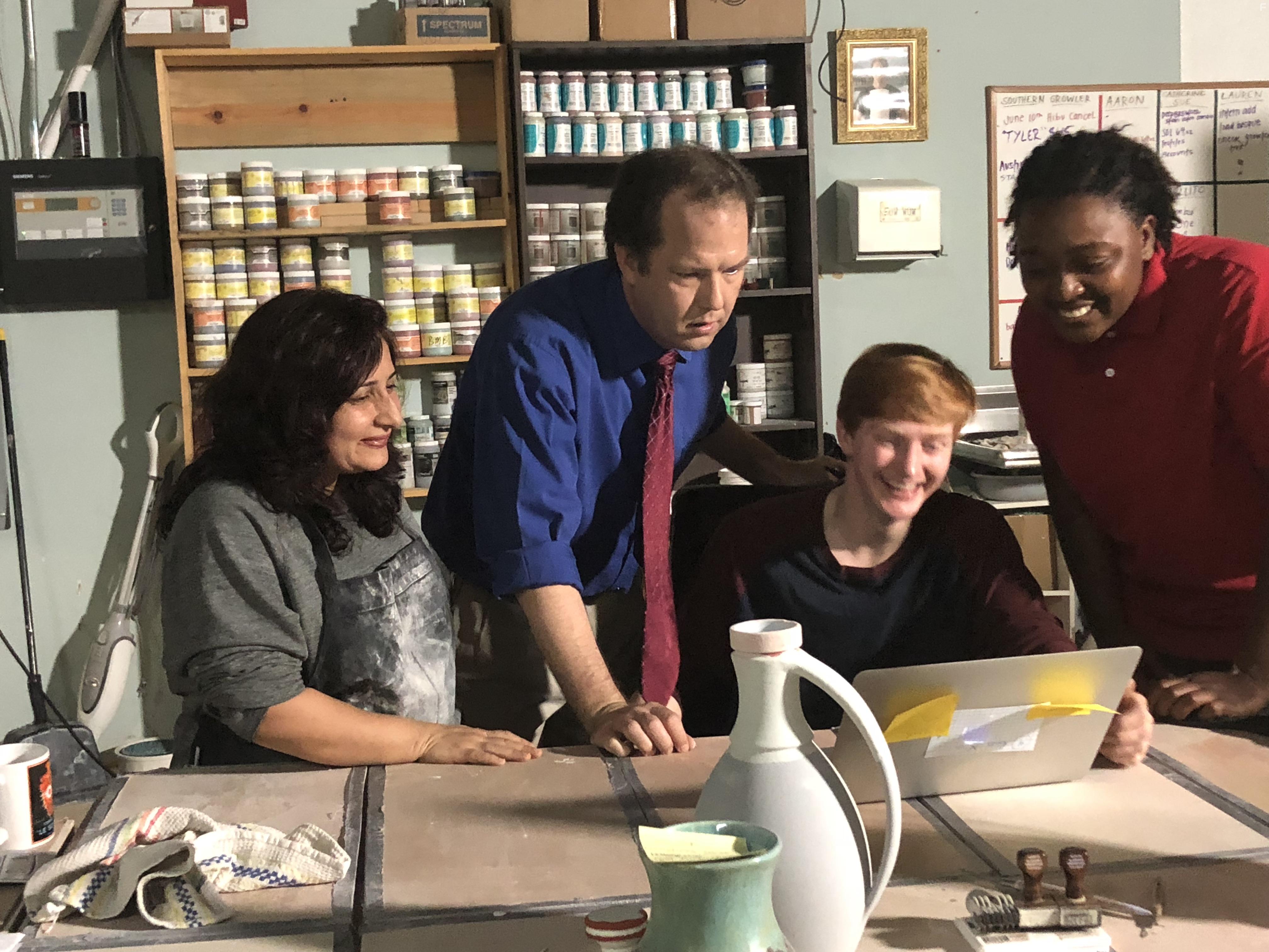 Bill Billions and Sampley Barinaga in Once a Hero