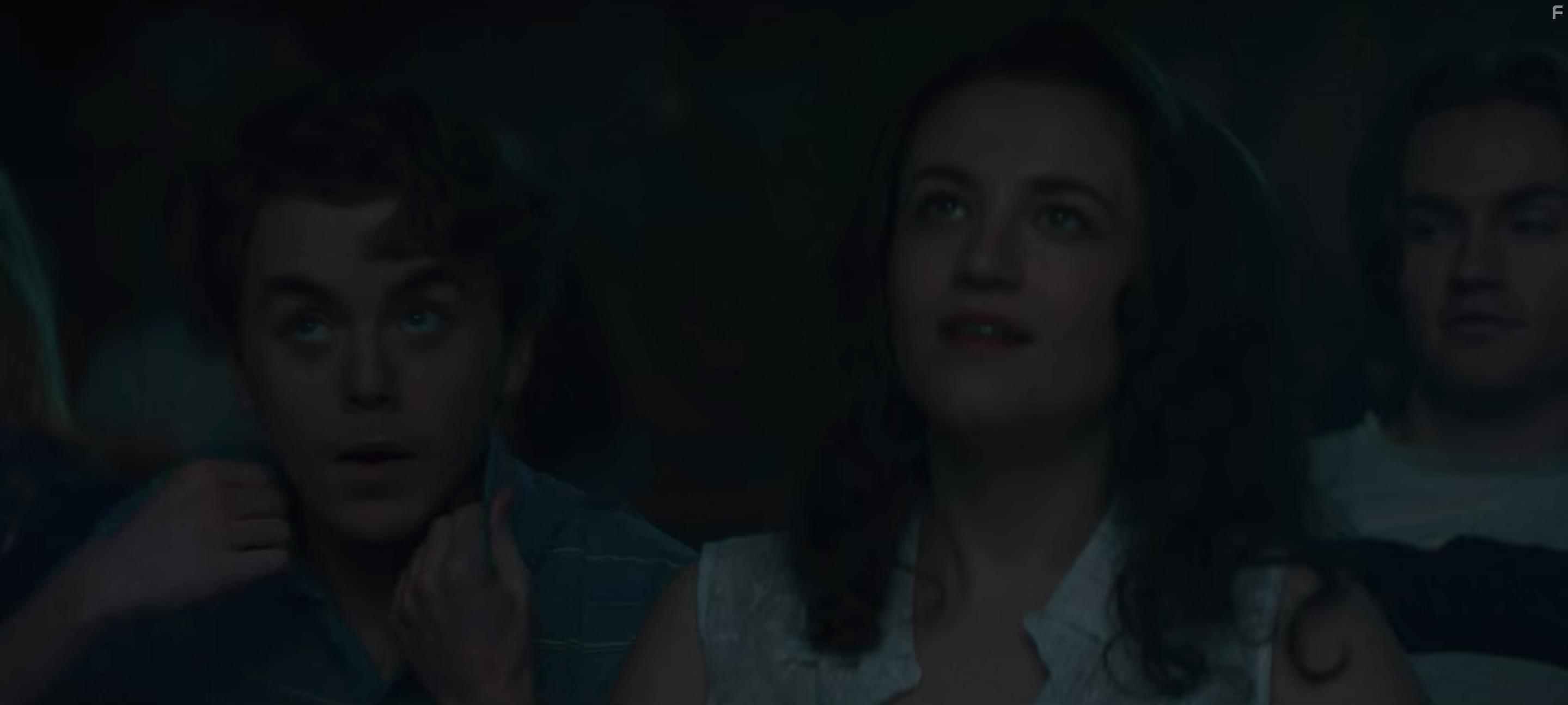 Shannon Hayes and Ben Flohr in Voir: Summer of the Shark (2021)