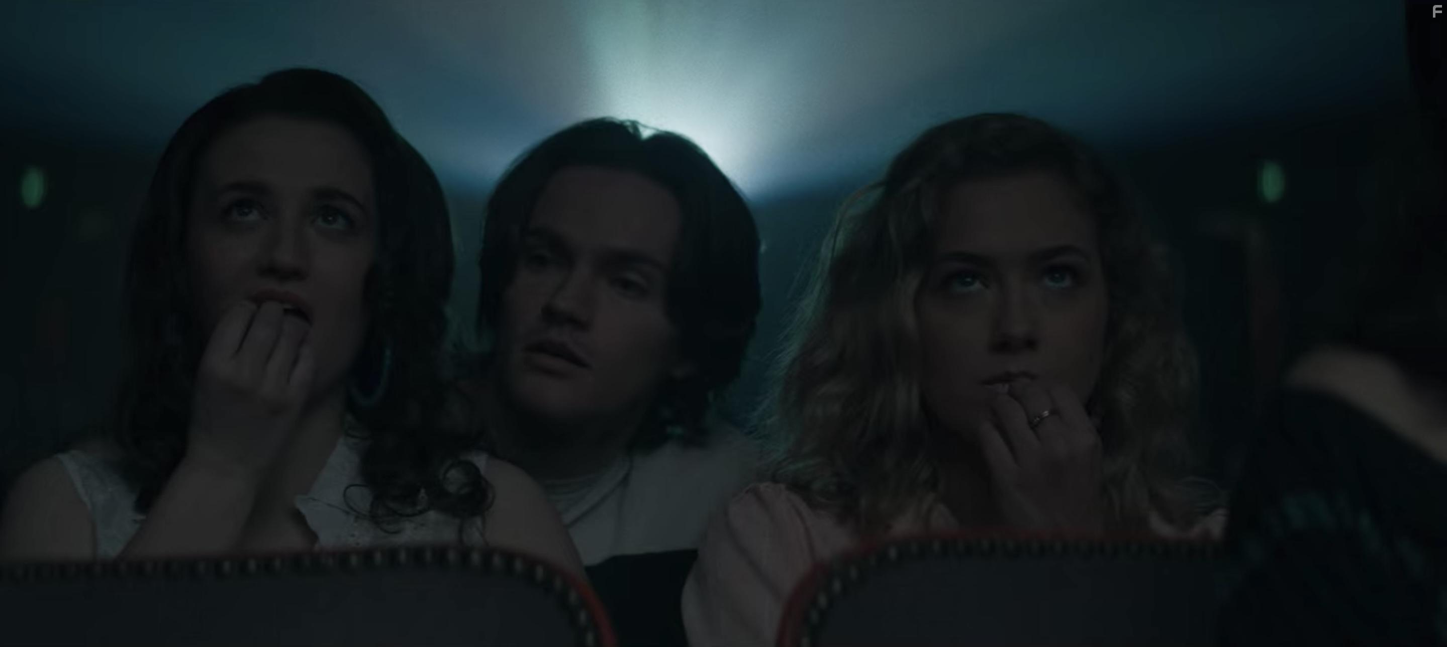 Shannon Hayes, Molly Ann Grotha, and Dillon Smith in Voir: Summer of the Shark (2021)