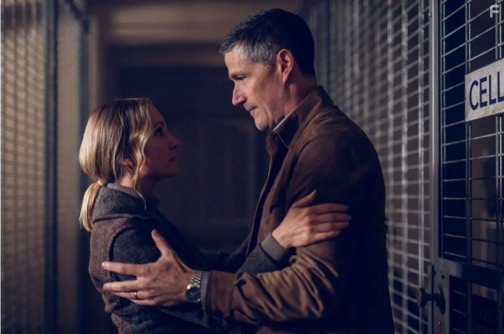Matthew Fox and Joanne Froggatt in Last Light (2022)