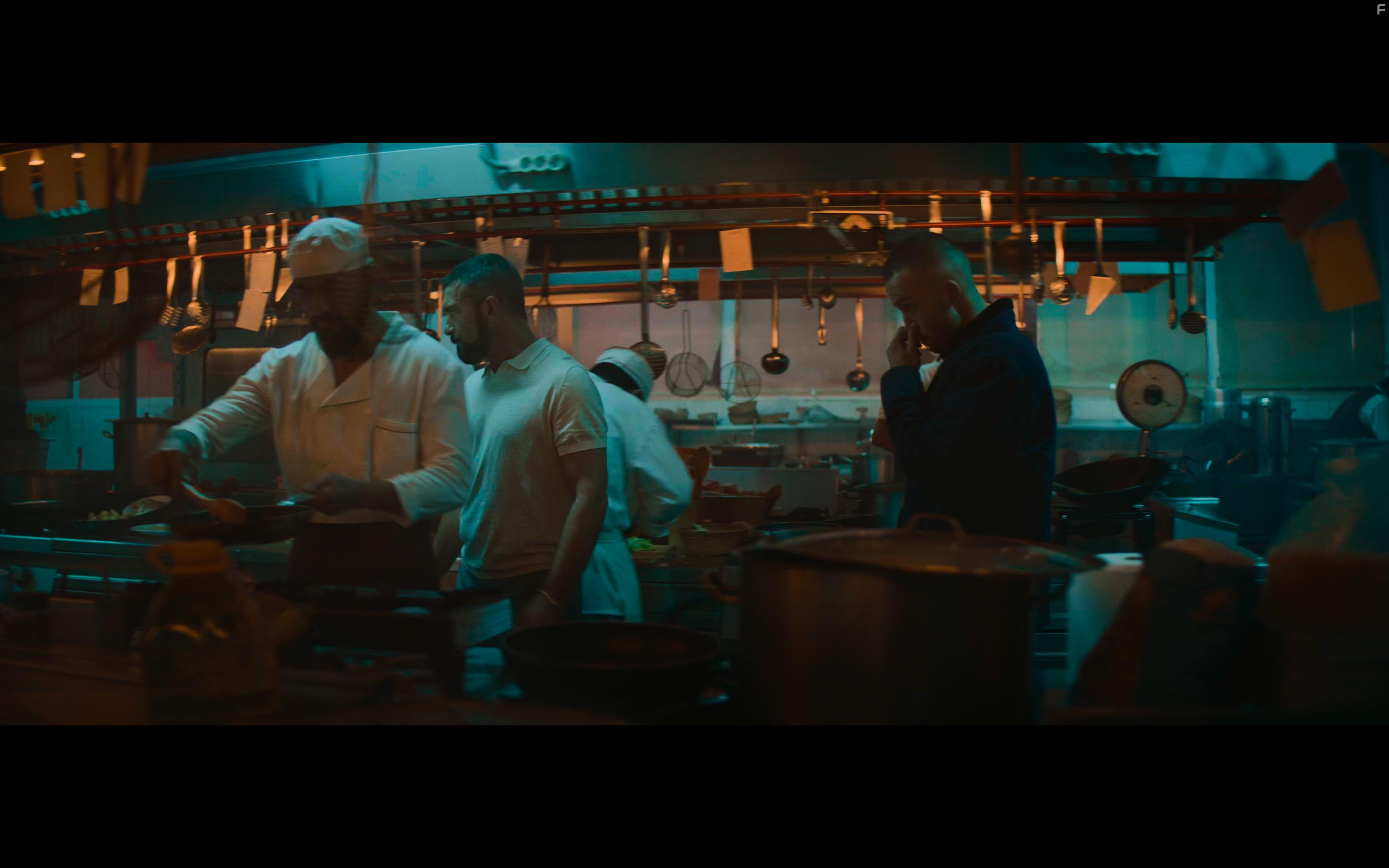 Antonio Banderas and Mojean Aria in The Enforcer (2022)