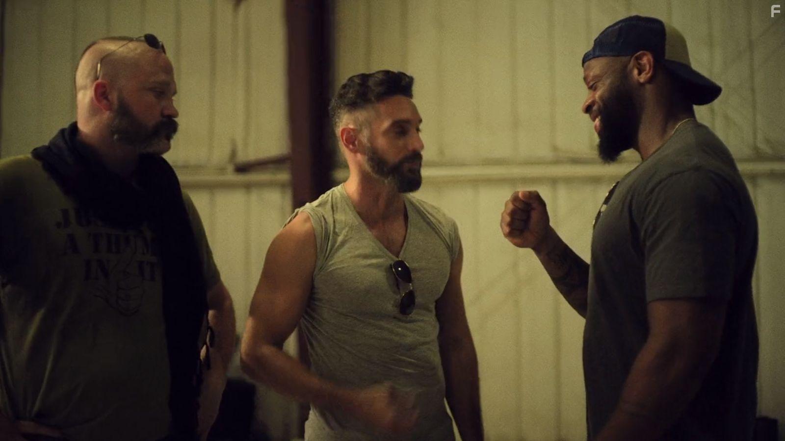 J. Michael Weiss, Tarkan Dospil, and Antuone Torbert in Dead Zone (2022)