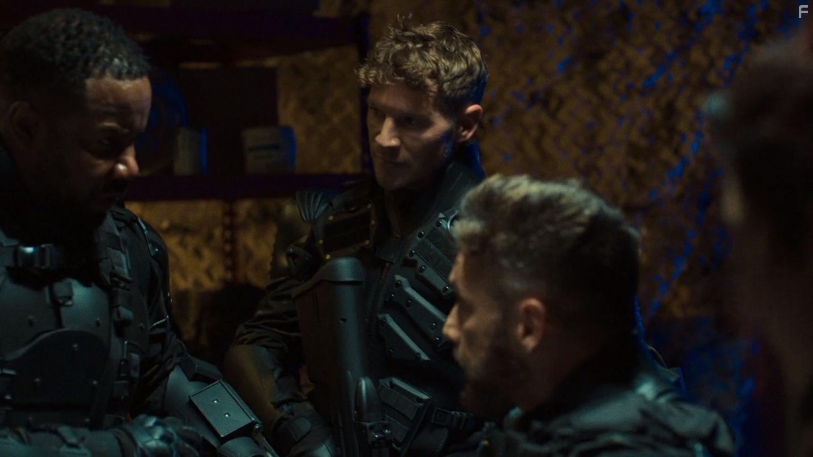 Michael Jai White, Chad Michael Collins, and Tarkan Dospil in Dead Zone (2022)