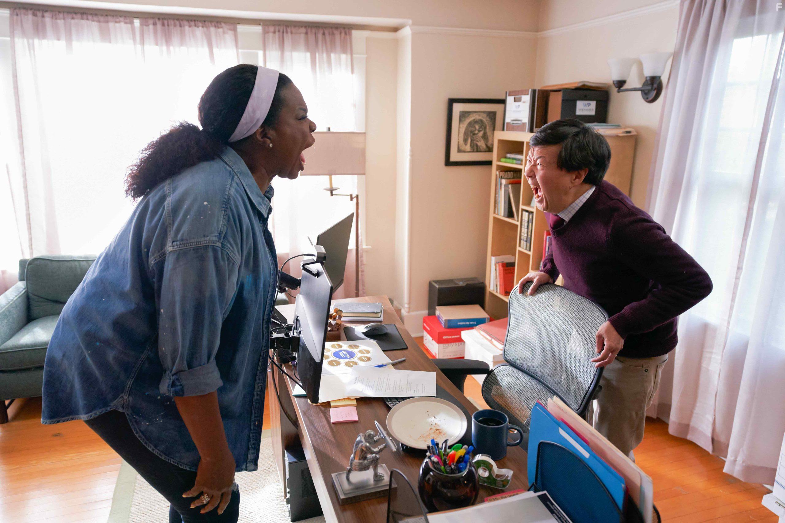 Ken Jeong and Leslie Jones in Out of Office (2022)