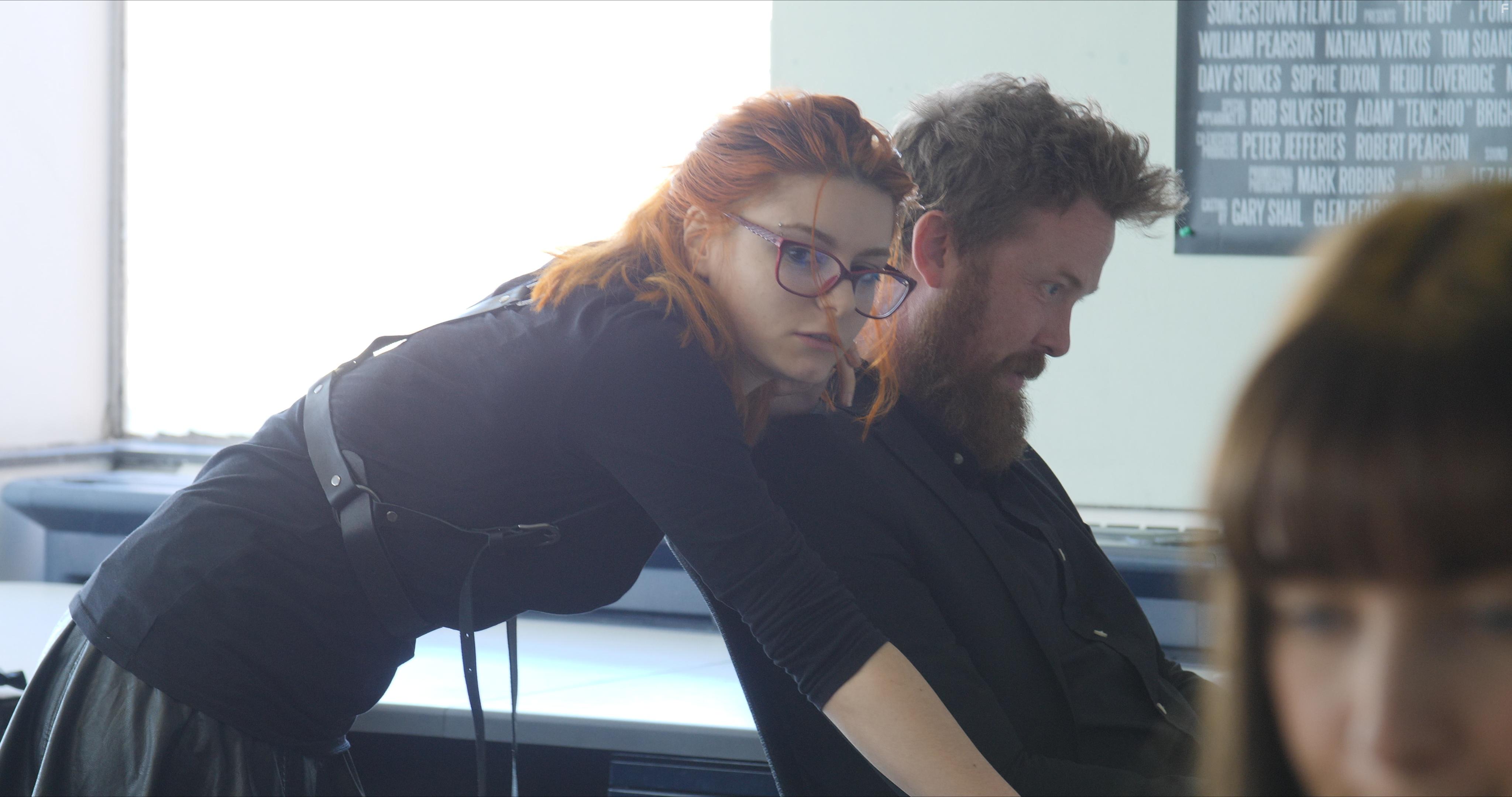 Meg Rennie and Belle Apostolova in Camerawoman (2022)