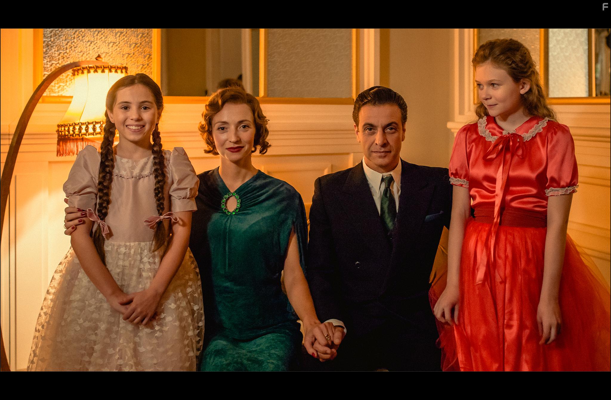 Adam Levy, Karolina Porcari, Ursula Parker, and Chloe Stannage in Music, War and Love (2019)