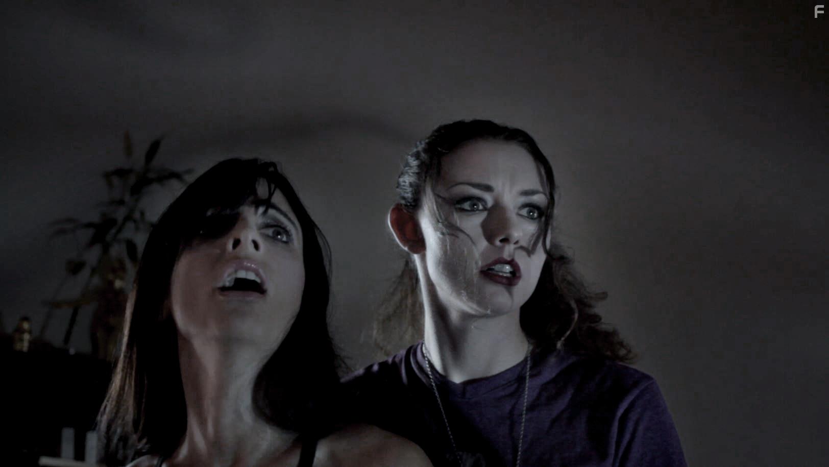 Paula Marcenaro Solinger and Kristin Cochell in The Quantum Terror (2022)